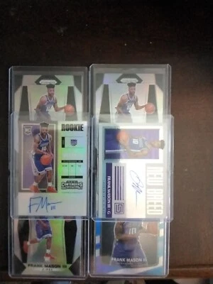 2017-18 CONTENDERS SILVER PRIZM AUTO FRANK MASON RC TICKET (6) REFRACTORS  - Image 1 of 4