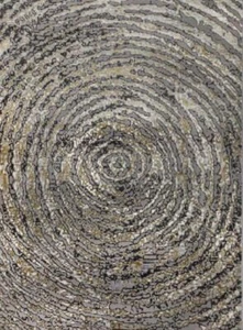 FLAIR URSA SILVER RUG GOLD GREY MODERN ABSTRACT POLYPROP 120X170 160X230 - Picture 1 of 5