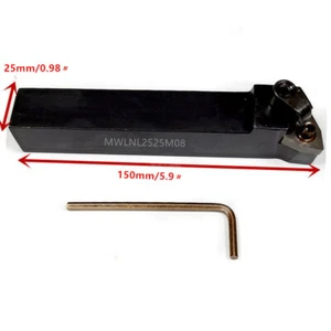 12P 95°MWLNL2525H08 CNC lathe outer tool holder for WNMG0804 Insert - Picture 1 of 4