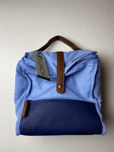 NWT Arctic Zone Insulated Vertical Canvas Lunch Box Blue Rare Model SOLD OUT - Picture 1 of 6