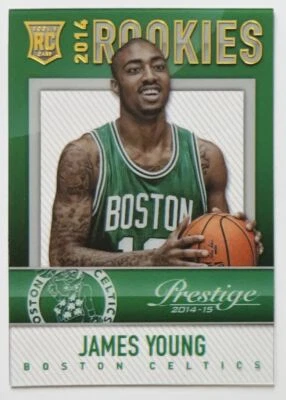 2014-15 Panini Prestige Acetato James Young Novato Boston Celtics #5 Foto 1 de 2
