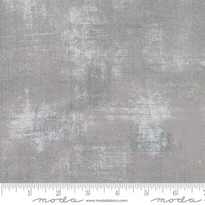 Moda Quilt Fabric Grunge Basics Silver by BasicGrey by half-yard #30150 418 - Picture 1 of 1