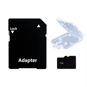 Memoria MICRO SD OEM 1GB + adattatore e custodia x Samsung Galaxy Navigatori MP3 - Foto 1 di 2