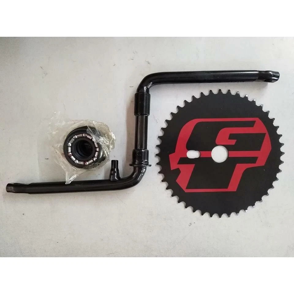 BMX GT Crank Power Series Bicycle Fullset 44 Teeth (Red/Black) Ship DHL EXPRESS - Image 1 of 1