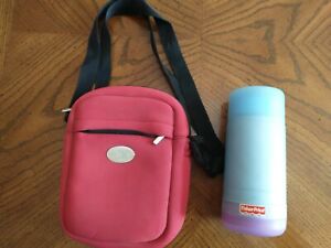 Insulated Avent bottle bag and FP travel bottle warmer. Baby items.