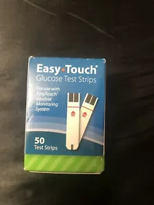 EasyTouch Glucose Test Strips - 50 Count Exp 10-17-2025 - Picture 1 of 4