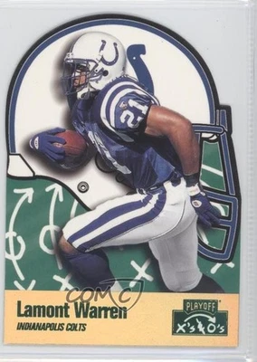1996 Playoff Prime X's & O's Lamont Warren #122 - Image 1 of 2