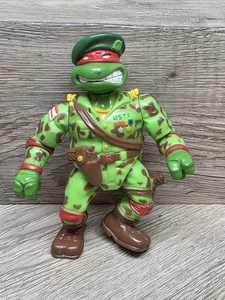 Berretto Verde Raffaello TMNT Teenage Mutant Ninja Turtles 1991 Modellino Esercito  - Foto 1 di 7