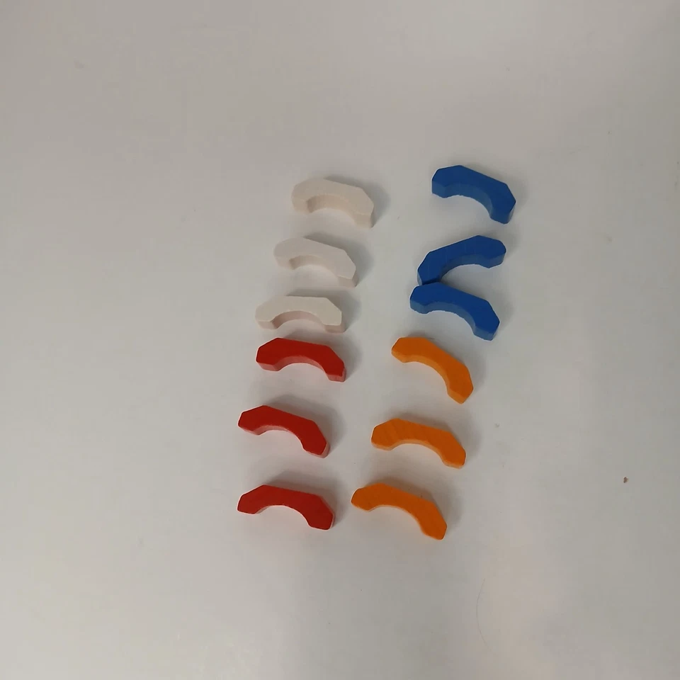 Catan Comerciantes y Bárbaros Juego Piezas de Repuesto 12 Puentes de Madera 3067 Foto 1 de 1