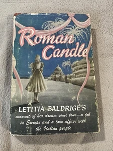 Letita Baldrige / Roman Candle 1st Edition 1956 - Picture 1 of 7