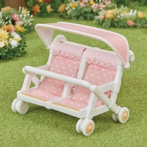 Sylvanian Family Ka-214 Furniture Two-Seater Stroller EPOCH Calico Critters - Picture 1 of 24