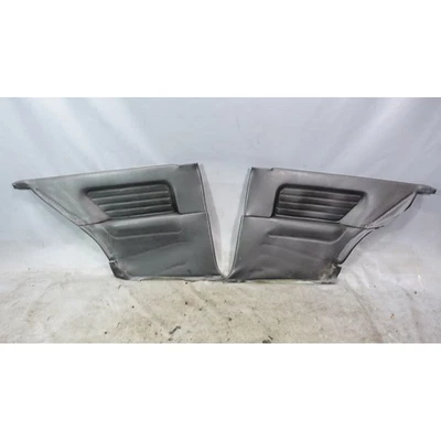 BMW E30 1988-1991 serie 3 cupé interior trasero panel de moldura par vinilo negro OEM Foto 1 de 4