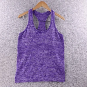 Lululemon Athletica Purple Heathered Racerback Tank Top Size 10 Gym Performance - Picture 1 of 7