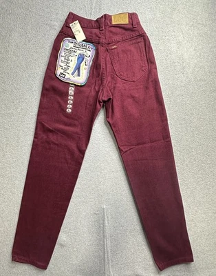 Pantalones de mezclilla Lee vintage para mujer 5 rojos medianos calce regular cintura alta cónica EE. UU. 90 Foto 1 de 4