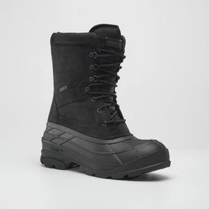 Kamik Men's Nationplus Black Snow Boot - WK0097-BLK, Black - Picture 1 of 5