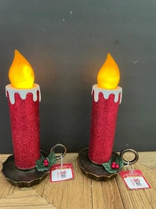 Mr. Christmas 2-Pack 9.5-in Lighted Candle Figure - Picture 1 of 8