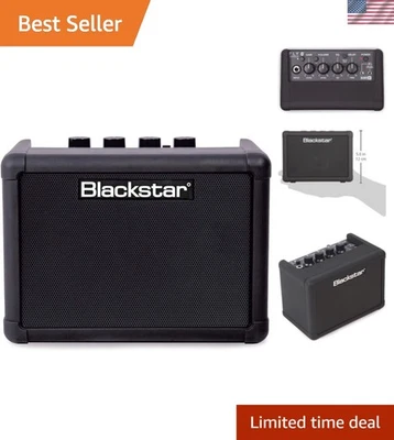 Stylish Electric Guitar Mini Amp - Battery Powered, 3-Inch Speaker, Easy Setup - Image 1 of 4