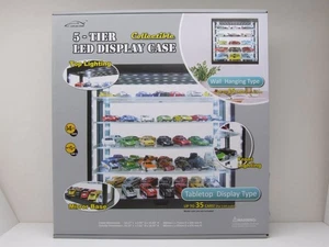 Caja transparente vitrina negra con LED para coches modelo 1:43 1:64 Triple9 - Imagen 1 de 8