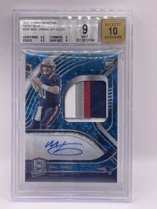 2021 RPA 🔥 Spectra Rookie Patch Autographs Neon Blue 40/50 #205 Mac Jones 🔥 💎 - Picture 1 of 2