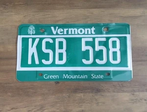 Targa Vermont Green Mountain State Acero Albero # KSB 558 Scaduta - Foto 1 di 6