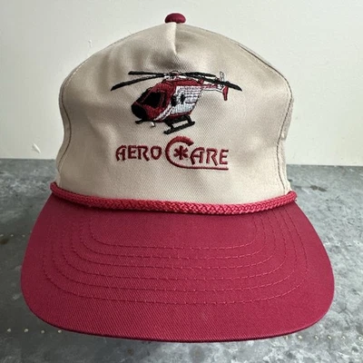 Gorra de Colección Aero Care Sombrero Piloto Helicóptero Snapback EE. UU. Ajustable Foto 1 de 4