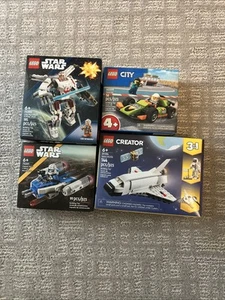 Four Boxes of Unopened Lego Sets - Lego Star Wars/Lego Creator/ Lego City - Picture 1 of 5