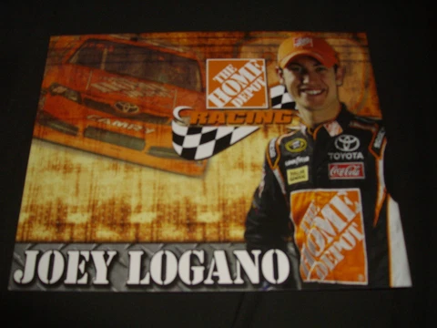 2012 JOEY LOGANO #20 HOME DEPOT NASCAR POSTCARD Cover