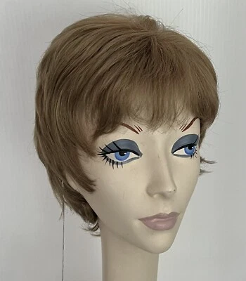 Новый с Ярлыками! JACQUELYN парик человеческих волос смесь RITA 14 медовый блондинка мононити Топ - Изображение 1 из 4