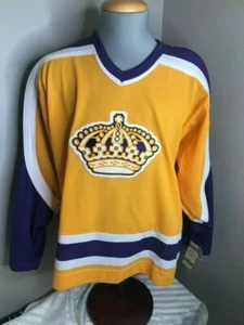 CCM Vintage Los Angeles Kings Jesey lila Herren Größe L Made in Canada - Bild 1 von 8