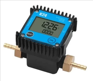 Misuratore di portata micro turbina benzina metanolo acqua display digitale elettronico - Foto 1 di 14