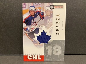 2000-01 Upper Deck Prospects CHL Game Jersey Jason Spezza #JA Hockey Card NHL!