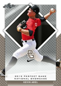 KEVIN ABEL 2016 LEAF "PERFECT GAME" SHOWCASE ALL-AMERICAN ROOKIE CARD #139!
