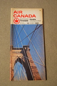 Air Canada - Norteamérica - Horario - 16 de diciembre de 1980 - Imagen 1 de 2
