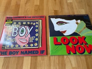 Elvis Costello & Imposters, look now and boy named if double Lps vinyl near mint - Picture 1 of 7