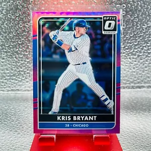 2016 Panini Donruss Optic #74 Kris Bryant Prizm rosa - Foto 1 di 2