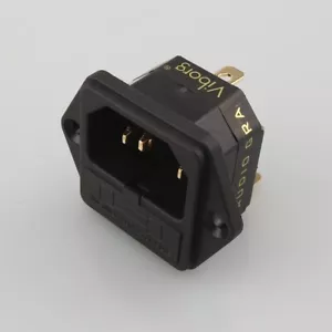 Enchufe/conector FI-03G fusionado IEC enchapado en oro enchufe hembra - Imagen 1 de 11