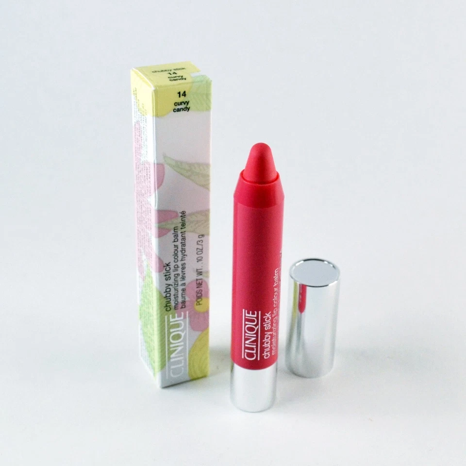 Bálsamo hidratante color labial Clinique Chubby Stick #14 CURVY CANDY - talla 3 g Foto 1 de 1