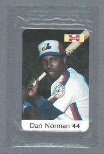 1982 Hygrade Meats Montreal Expos Dan Norman im Original Cello Pack - Bild 1 von 3