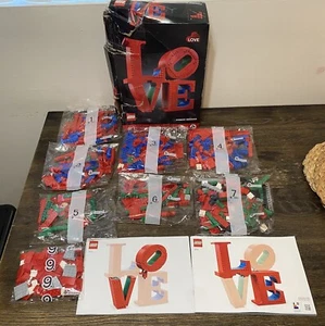 YOUR CHOICE OF BAGS Lego Art Love 31214 Robert Indiana Replacement Pieces - Picture 1 of 10