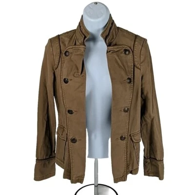 Chaqueta Blazer ANA A New Approach PS Pequeña Tubería Banda Militar Retro Foto 1 de 4