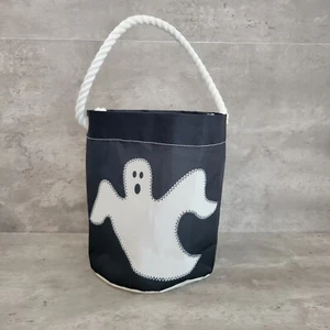 Sea Bags Maine GHOST Seabag Negro Blanco Velas Recicladas RARO Halloween - Imagen 1 de 9