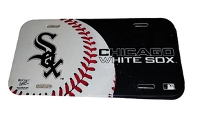 New Vintage MLB Chicago White Sox Plastic License Plate WinCraft 6" X 12"  - Picture 1 of 1