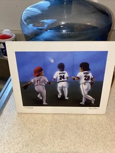 Holzplakette Home Run Bonds, Griffey, Larkin - Bild 1 von 2