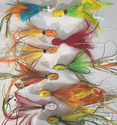 3 盎司 COBIA、SNAPPER、GROUPER、SNOOK、JIGS 9/0 4X — 第 1/2 张图片