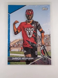 2022 Topps Premier Lacrosse League PLL #91 Jarrod Neumann BLUE Parallel #39 /99 - Picture 1 of 2