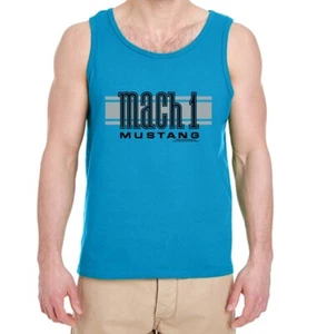 Camiseta sin mangas Mach 1 Ford Mustang para hombre Camiseta muscular Mustang Mach 1 - Imagen 1 de 3