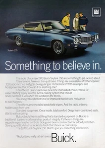Buick Skylark 350 1970 anuncio impreso en color original - Imagen 1 de 1