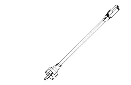 VOLEX 17850 10 C3  AC Power Cords 3 x 1.0mm2 10A/250V 6FT 5IN (2.0m) (BOX W/ 50) - Image 1 of 3