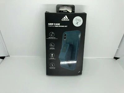 Funda protectora Adidas Performance Grip para Apple iPhone X iPhone XS azul marino Foto 1 de 3