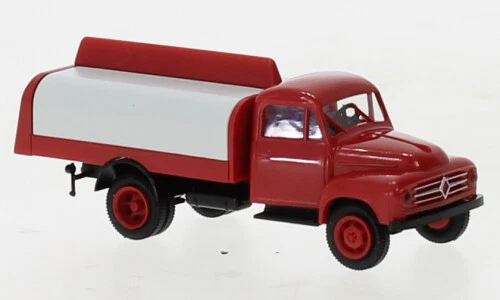 Brekina 38034 - 1/87 Borgward B 1500 Getränkeaufbau, Rosso/Nero, 1954 - Nuovo - Immagine 1 di 1